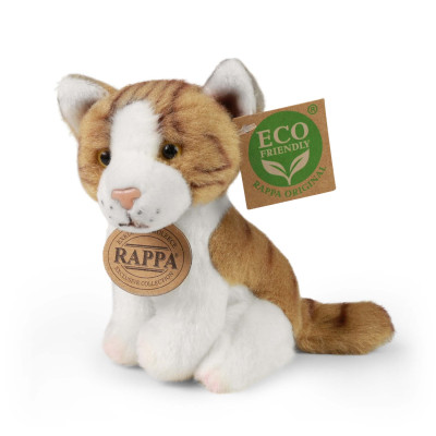 Plyšová mačka 14 cm sediaca ECO-FRIENDLY