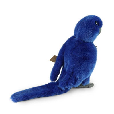 Plyšový vták papagáj modrý ara hyacintová stojaci 25 cm ECO-FRIENDLY