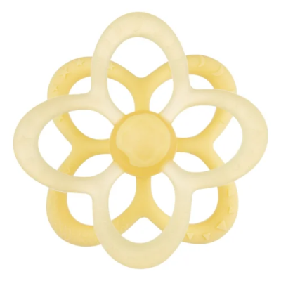 CANPOL 2/813 Senzorické silikónové hryzátko 2v1 Kvetina