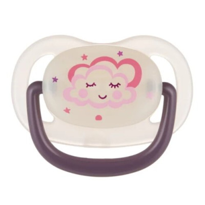 CANPOL 22/500_pin nový anatomický silikónový cumlík 0-6m-cy NIGHT DREAMS ružový