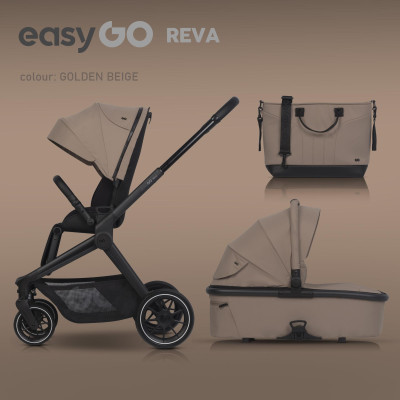 Wózek dziecięcy EasyGo Reva 2w1 Golden Beige