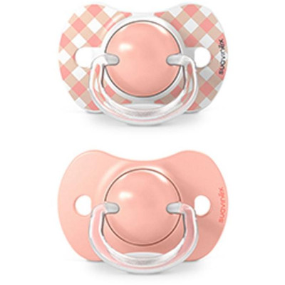 SUAVINEX | Cumlík SX PRO fyziologický WILD &amp, FREE 0/6m 2 ks - ružový