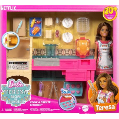 Mattel - Barbie and Teresa Recipe for Friendship Doll and Kitchen Playset