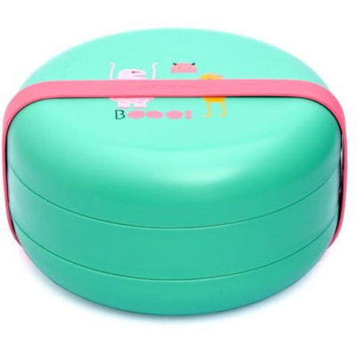 SUAVINEX | SET BENTOO BOOO +4 m - ZELENO/RUŽOVÝ