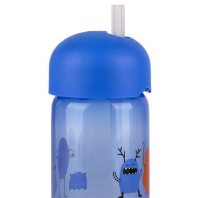 SUAVINEX | Fľaštička so slamkou BOOO - MODRÁ