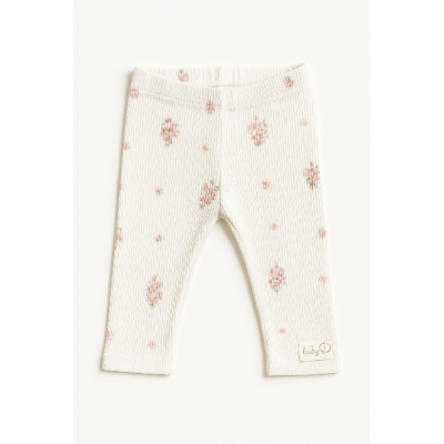 BABY 01972 Leginsy niemowlęce Kwiat Jabłoni 56/62 prążek