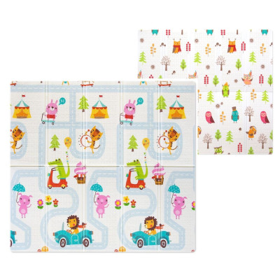 MILLY MALLY Mata piankowa składana Play Street T1cm