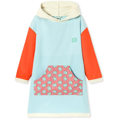 KiETLA ICONIK pončo s UV ochranou - Good Vibes - 2-4 roky